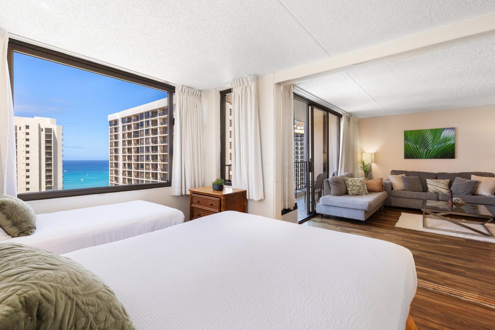 Beautifully Renovated 32Nd Floor Deluxe Ocean View Waikiki Condo Condo Honolulu Exterior photo